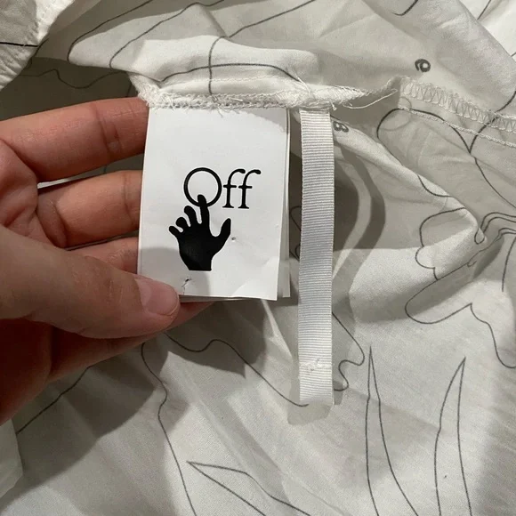 Off White Puzzle Dress White Women’s - Picture 6 of 12